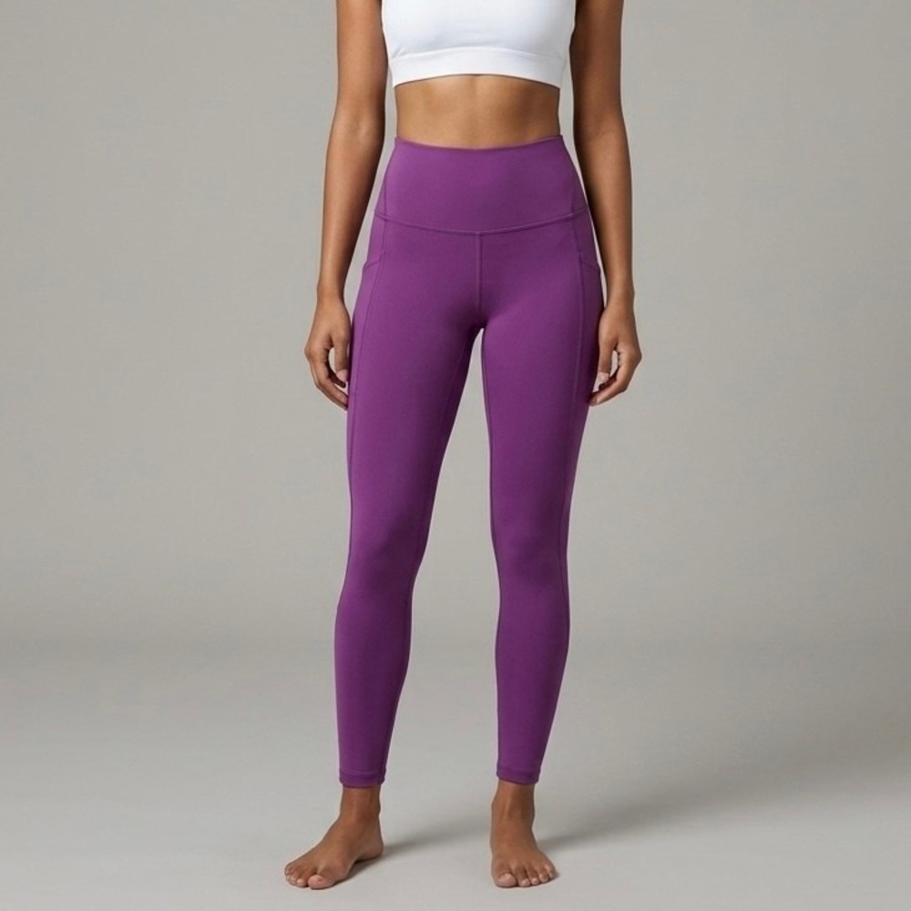 Lululemon Align High-Rise Pant with Pockets 25" Vivid Plum Purple Leggings Sz 6